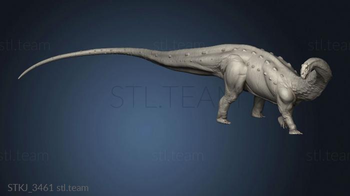 3D model Beasts Apatosaurus Leg Stomp (STL)