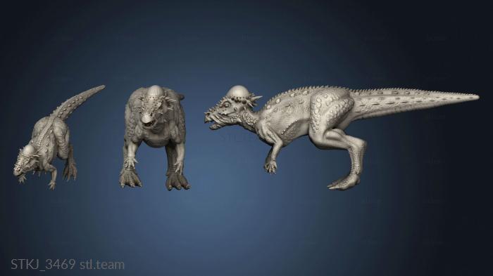 3D model Beasts Pachycephalosaurus Pachyc Standing Basic (STL)