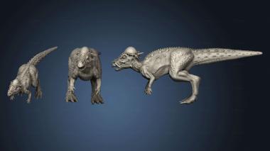 3D model Beasts Pachycephalosaurus Pachyc Standing Basic (STL)