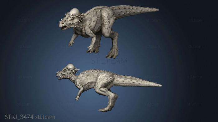 3D model Beasts Pachycephalosaurus Standing Pachyc Basic (STL)