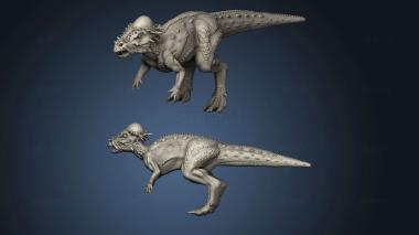 3D model Beasts Pachycephalosaurus Standing Pachyc Basic (STL)