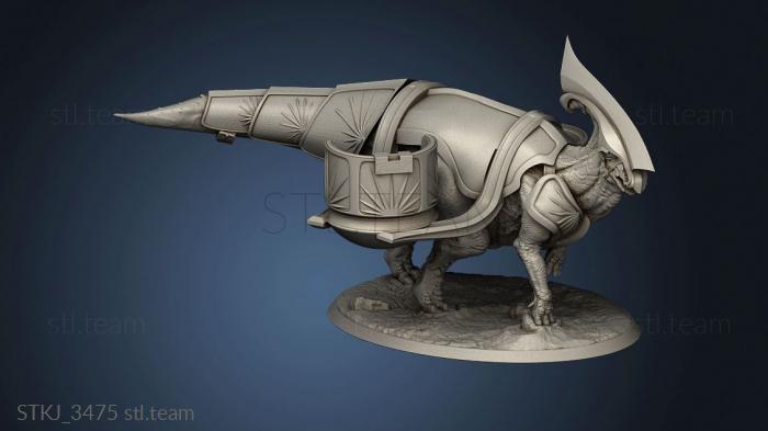 3D model Beasts Parasaurolophus (STL)