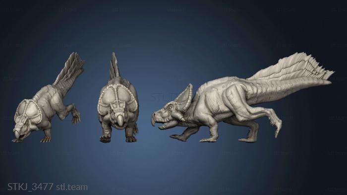 3D model Beasts Protoceratops Basic Fringed (STL)