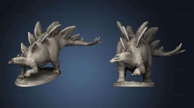 3D model Beasts Stegosaurus basic Bob back (STL)