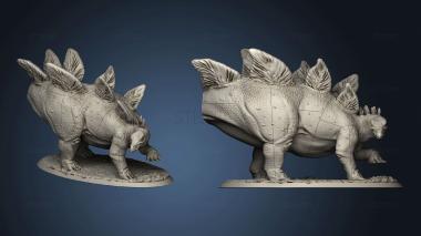 3D model Beasts Stegosaurus Bob stego back Basic (STL)