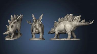 3D model Beasts Stegosaurus Stego Basic Bob back (STL)