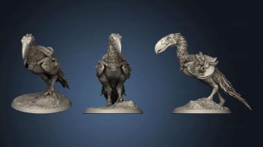 3D model Beasts Terror Bird saddle (STL)