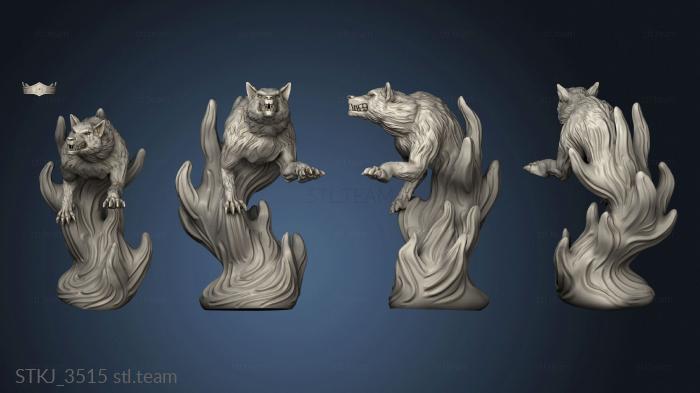 3D model Beltesassar Summoner the Wolf Spirit (STL)