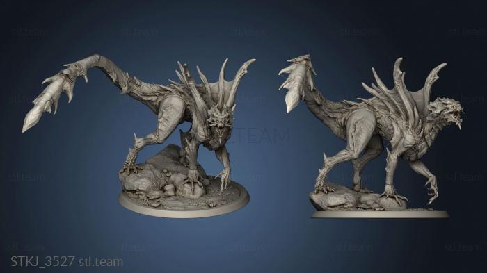 3D model Blood Dragons Dragon Young (STL)