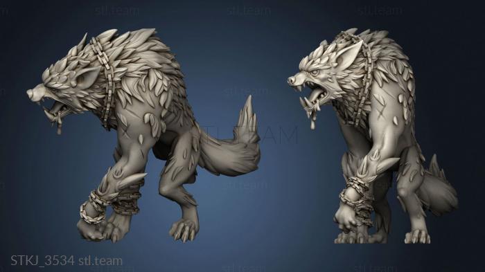 3D model Bloodfields Shapeshifters Werewolf (STL)