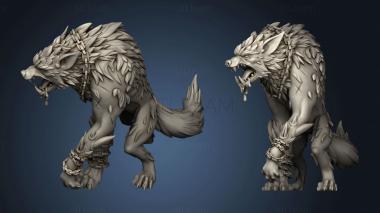 3D model Bloodfields Shapeshifters Werewolf (STL)