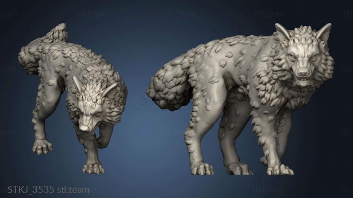 3D model Bloodfields Shapeshifters Wolf Neya Alpha (STL)