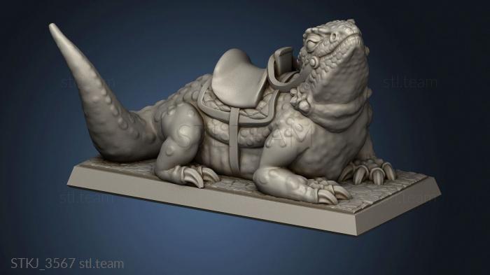 3D model lizard mount sb (STL)