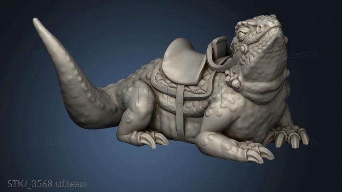 3D model lizard mount (STL)