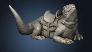 3D model lizard mount (STL)