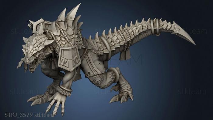 3D model Brute Fun Lizardmen Lizen Saurus Craftables ALT (STL)