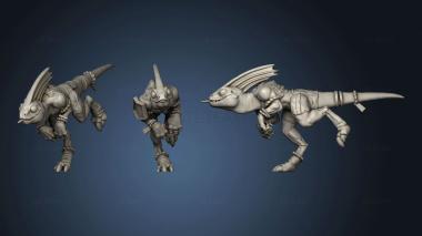 3D model Brute Fun Lizardmen Lizhen Skinks Craftables (STL)