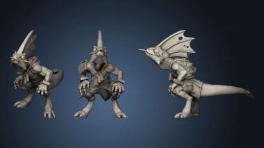 3D model Brute Fun Lizardmen Lizen Skinks Craftables (STL)