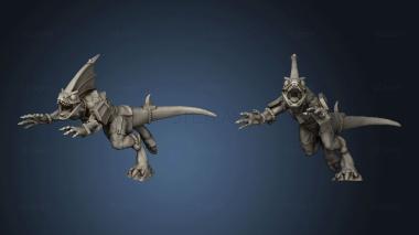 3D model Brute Fun Lizardmen Lizen Skinks Craftables (STL)