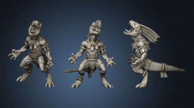 3D model Brute Fun Lizardmen Lizen Skinks Craftables (STL)