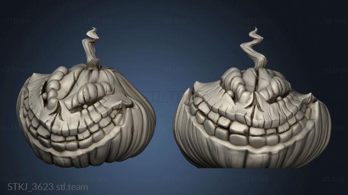 BUST David Ostman Evil Grinning Pumpkin