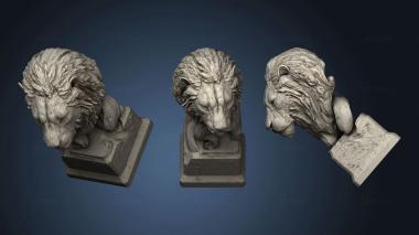 3D model African animals lion (STL)