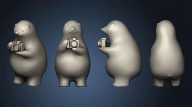 3D model Camera Polar Bears KUMATY Holding (STL)