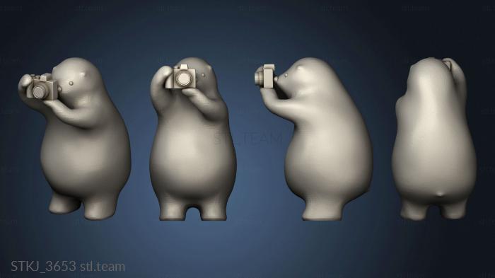 3D model Camera Polar Bears KUMATY Shooting Photo (STL)