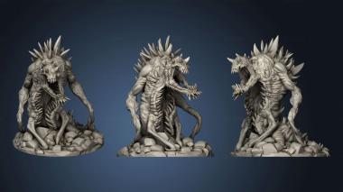 3D model Carrion Dragger Skulls (STL)