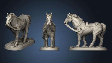 3D model CART HORSE ROCK PEG (STL)