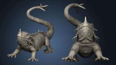 3D model Caves Despair Giant Cave Lizard (STL)