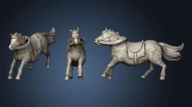 3D model Chapter halfling war pony (STL)