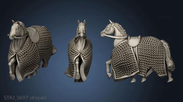 3D model Chapter Horses horse chainmail (STL)