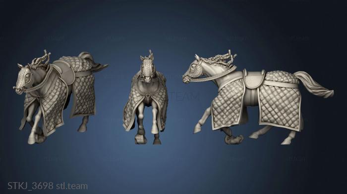 3D model Chapter Horses horse heavy tack (STL)