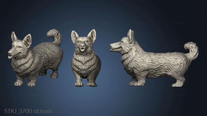 3D model corgi dog (STL)