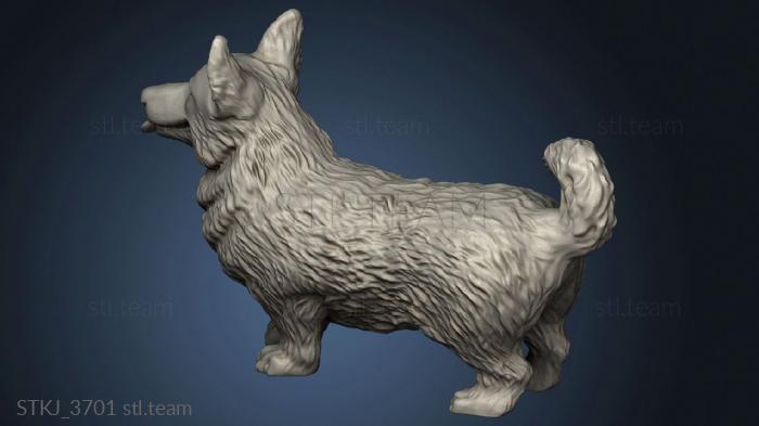 3D model corgi dog (STL)