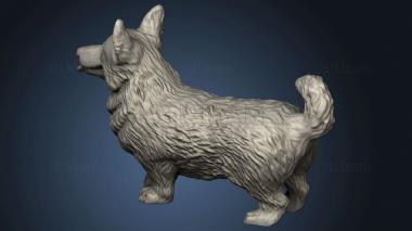 3D model corgi dog (STL)