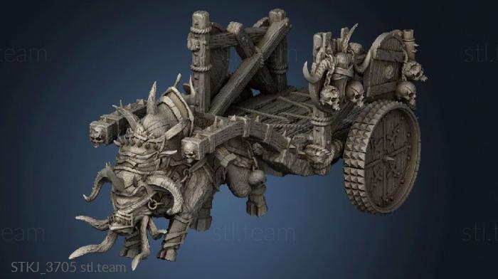 3D model chariot boar (STL)