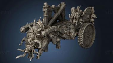 3D model chariot boar (STL)