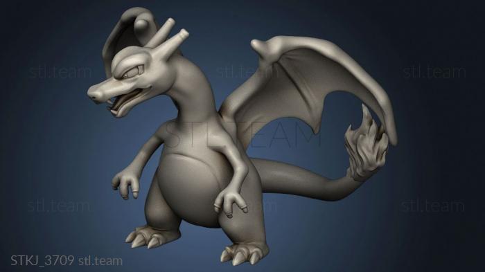 3D model Charizard Pokemon (STL)