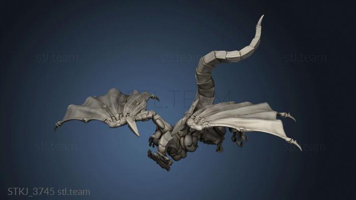 3D model Classic Rudranil mechanical construct dragon (STL)