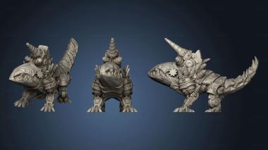 3D model Clockwork Land Shark (STL)