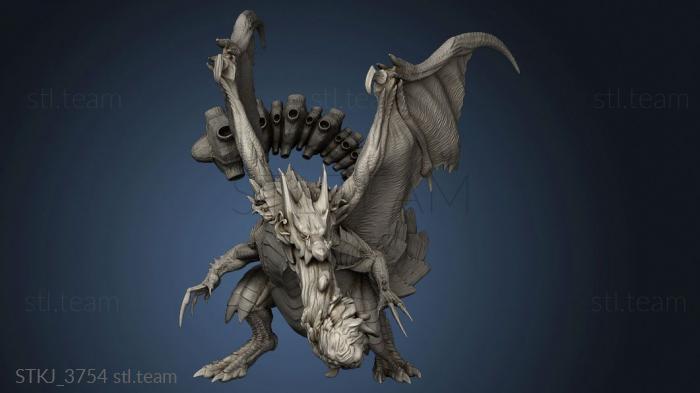 3D model Colossal Inferno Drake (STL)