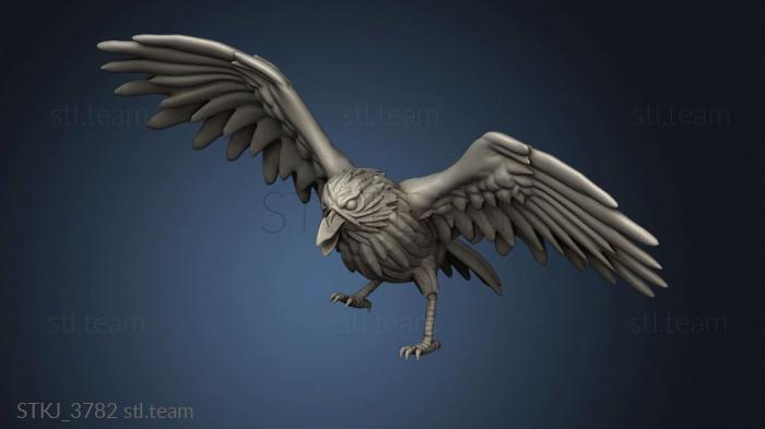 3D model Crow (STL)