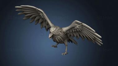 3D model Crow (STL)