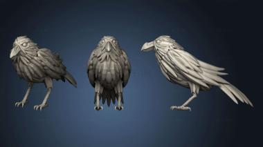 3D model Crow (STL)