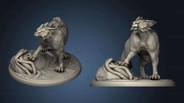 3D model Cruel Marshes Aquatic Tiger (STL)