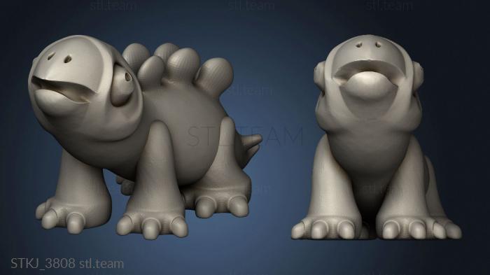 3D model cute stegosaurus stego (STL)