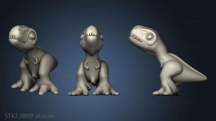 3D model cute tyrannosaurus rex tyranno (STL)