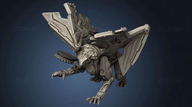 3D model CYBER dragon (STL)